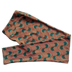 0259 LuLaRoe Size TC Leggings Red Cream and Green Waves Print New